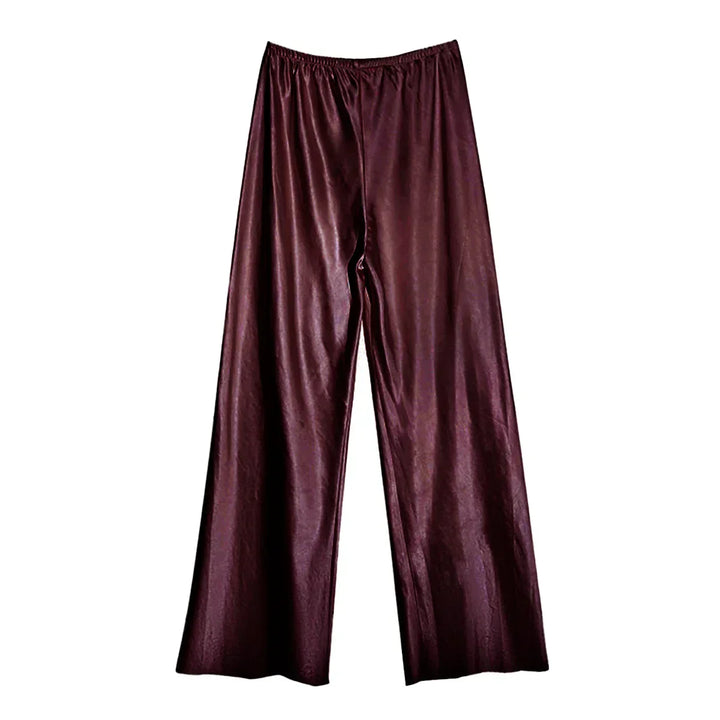 Kenzie | Dames broek met wijde pijpen hoge taille
