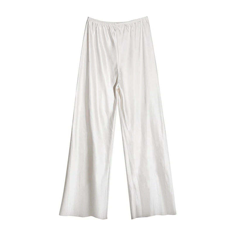 Liliana | Wide Leg Satijnen Look Broek – Elegant & Comfortabel