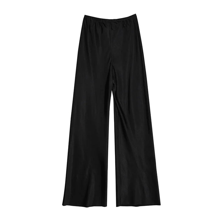 Kenzie | Dames broek met wijde pijpen hoge taille