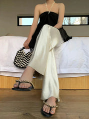 Liliana | Wide Leg Satijnen Look Broek – Elegant & Comfortabel