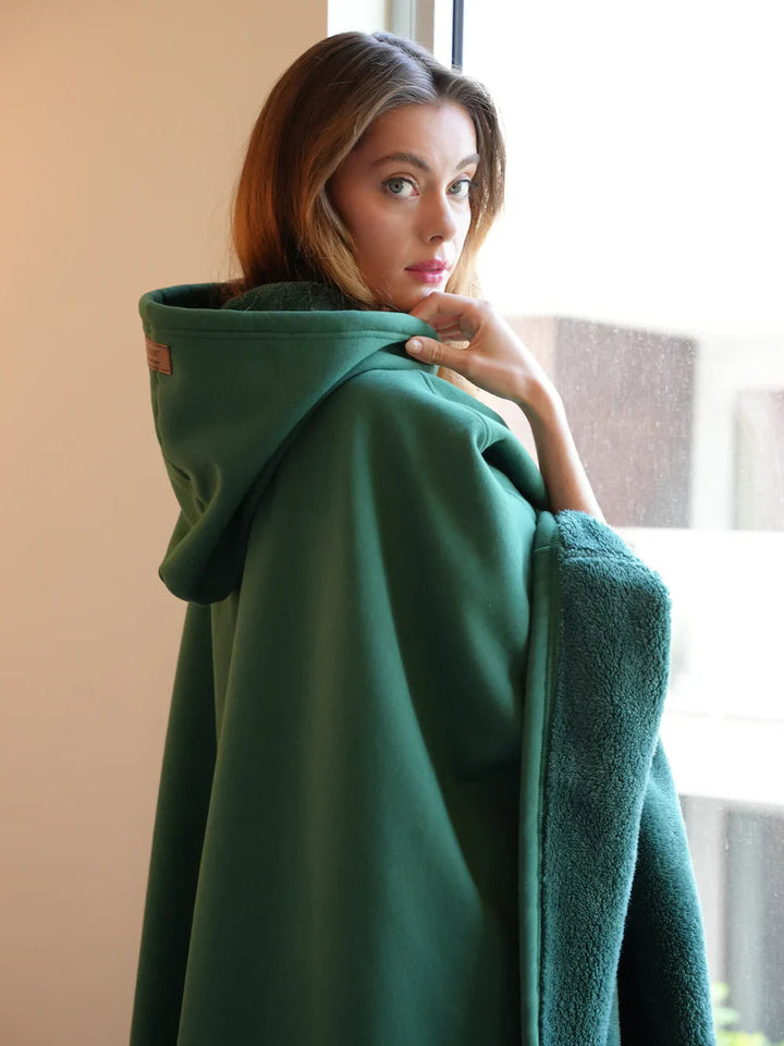 Den | Dames Hoodie Deken met Capuchon en Voering