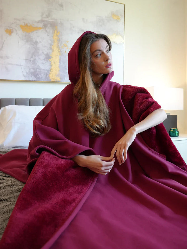 Den | Dames Hoodie Deken met Capuchon en Voering