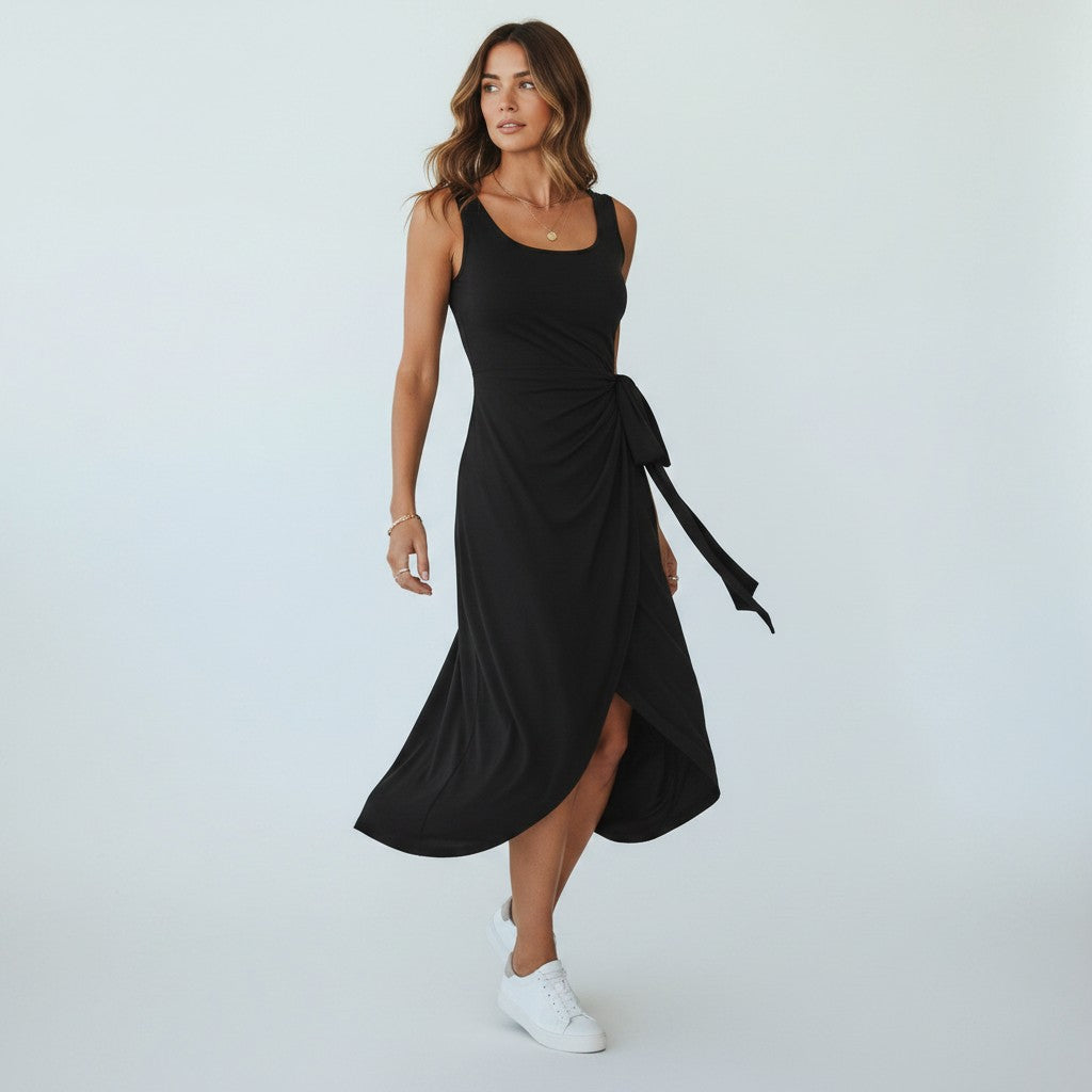 Eline | Zomerse Wikkeljurk Dames - Rekbaar Comfort met Elegante Overslag