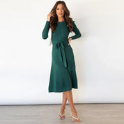 Eloisa | Sweater Jurk Dames - Zachte Stof, Elegante Pasvorm, Midi Model
