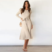 Eloisa | Sweater Jurk Dames - Zachte Stof, Elegante Pasvorm, Midi Model