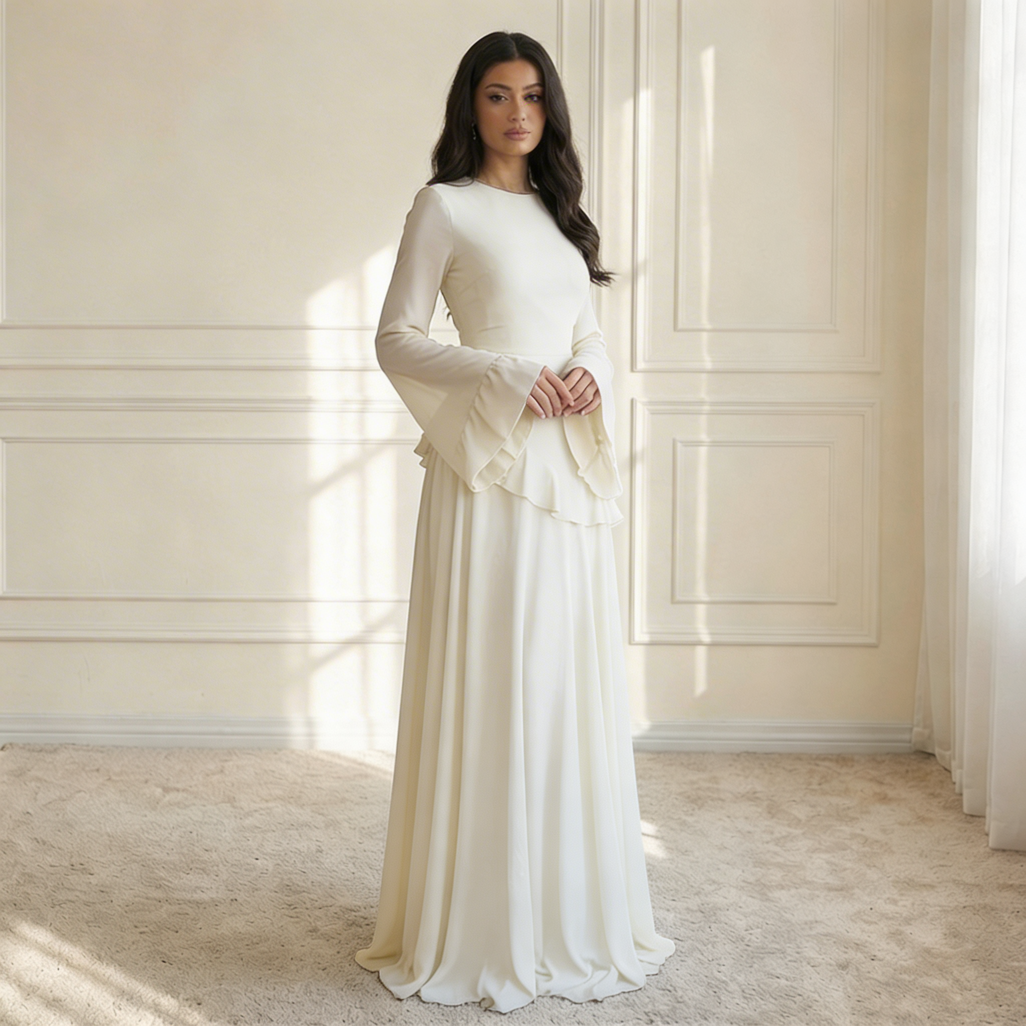 Elysia___Dames_Maxi_Jurk_-_Vloeiende_Stof_met_Ruffle_Details__Elegante_Pasvorm_0.png
