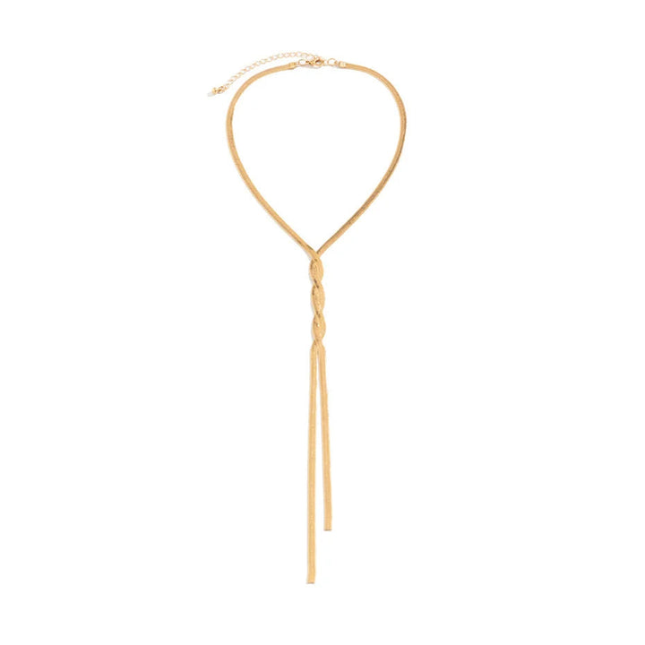 Katherine | Dames ketting met slangenketting en Y-design