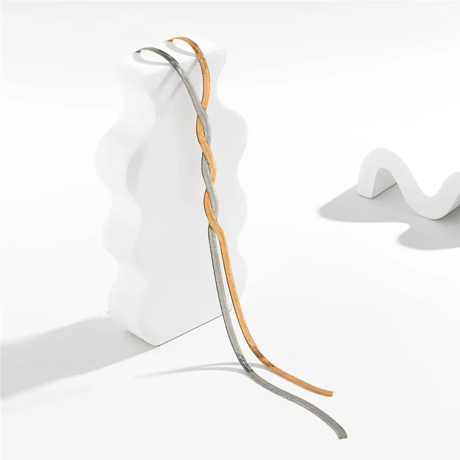 Evaline | Verstelbare Dames Ketting - Elegant met Slangenontwerp