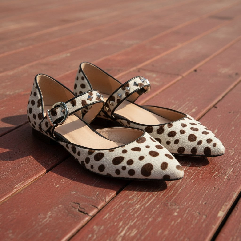 Mary-Jane | Leopard Print Sandalen met Enkelbandje - Comfy, Casual en Trending