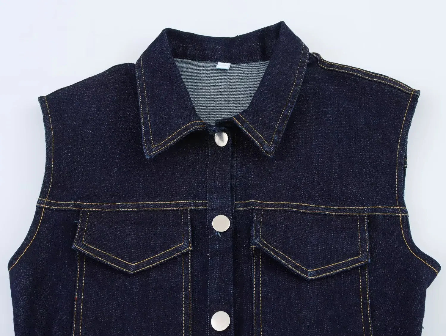 Fleur | Zomerse Mini Jurk - Hoogwaardige Denim, Casual Chic