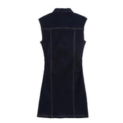 Fleur | Zomerse Mini Jurk - Hoogwaardige Denim, Casual Chic