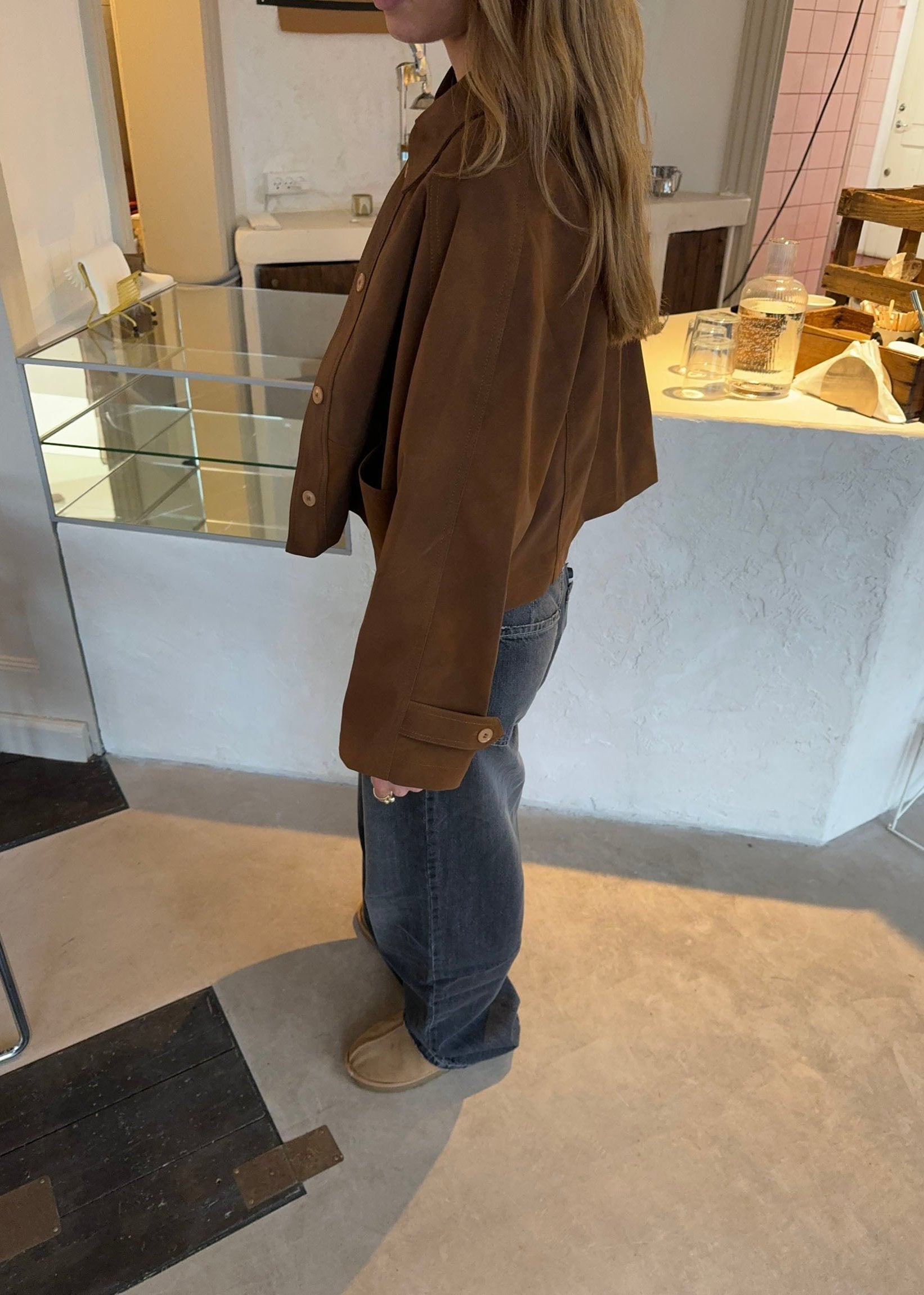 Yuma | Casual Dames Tussenjas met Knoopsluiting – Comfortabel en Stijlvol