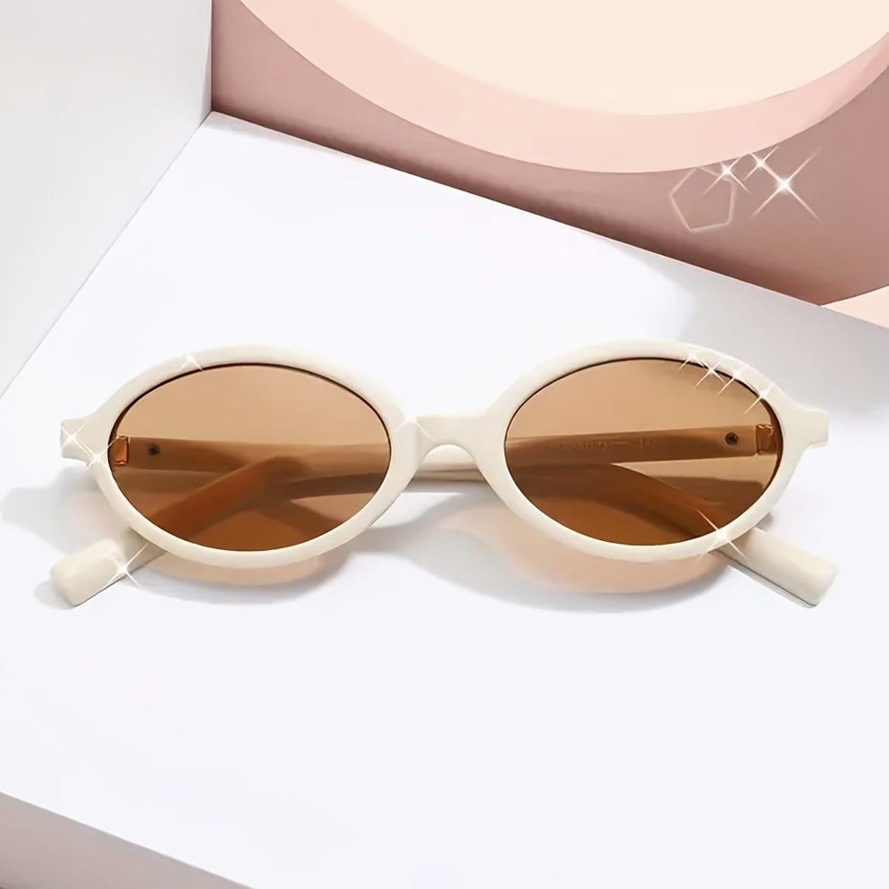 Ivy | Modieuze Retro Ovale Zonnebril voor Vrouwen
