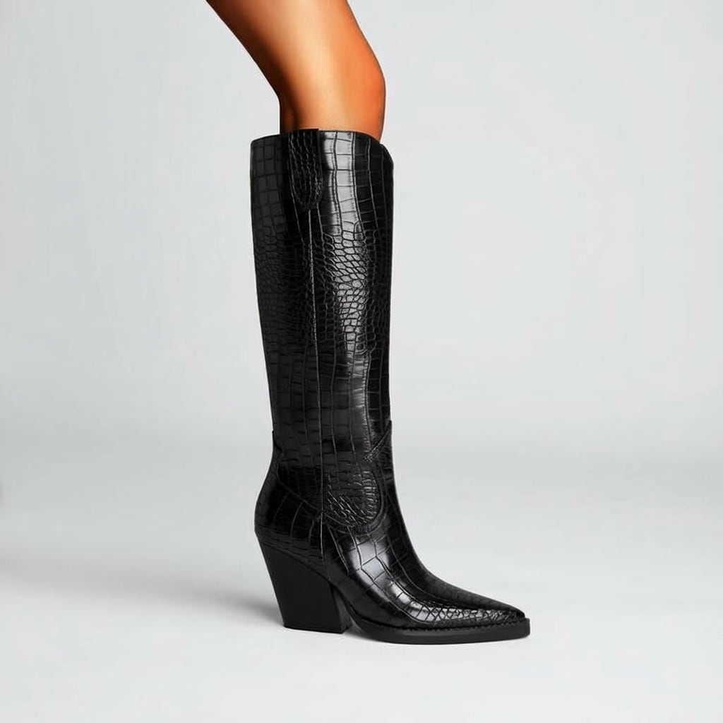 Westlyn Croc Leren Laarzen