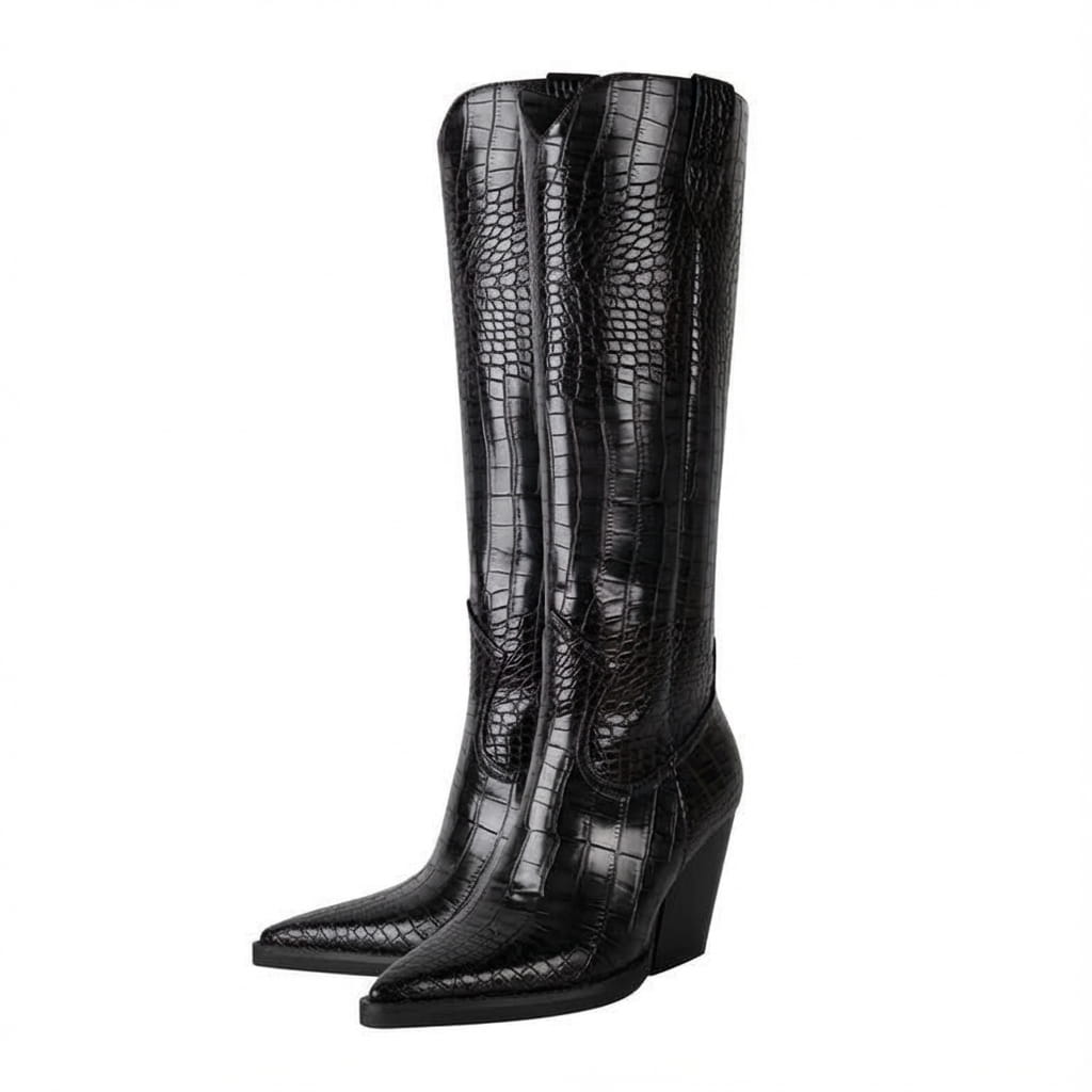Westlyn Croc Leren Laarzen