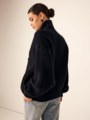 Gera | Comfy Gebreide Trui Dames - Hoge Stretch en Warm