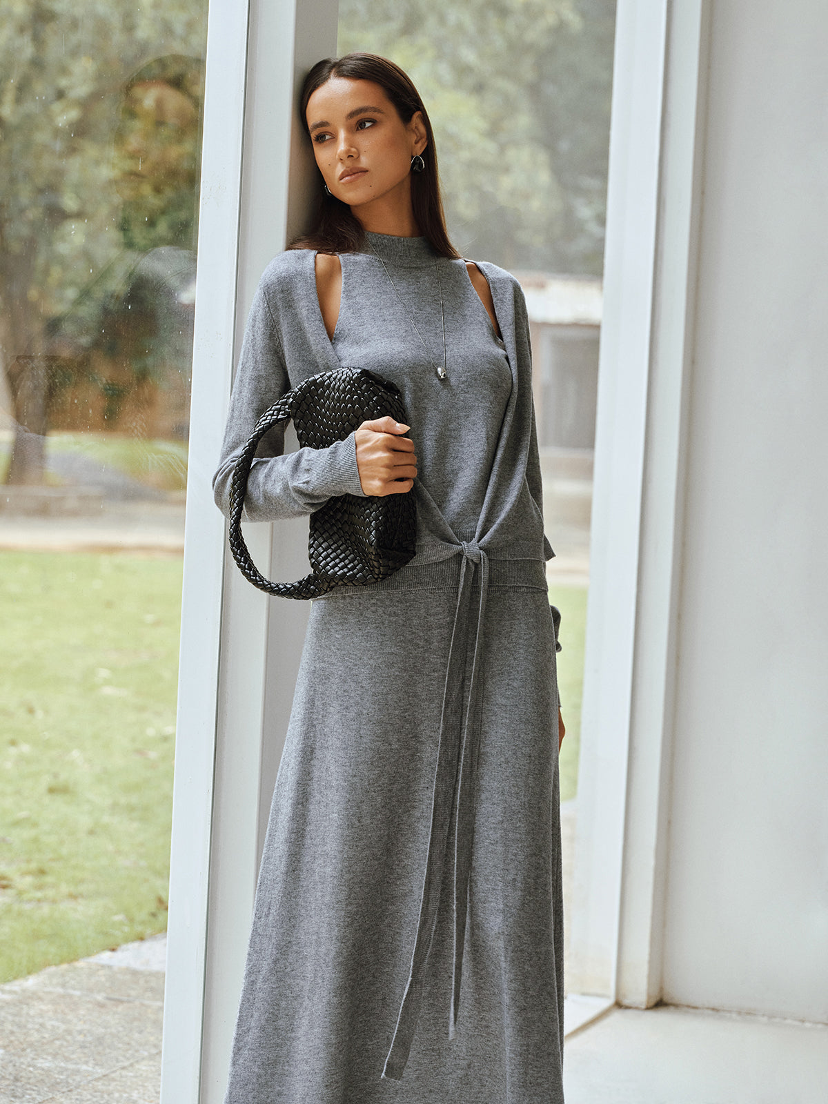 Livia | Tweedelige Set Dames - Trendy Getailleerde Top en Rok