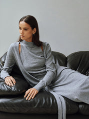 Livia | Tweedelige Set Dames - Trendy Getailleerde Top en Rok