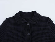 Gayle | Tweedelige Gebreide Set Dames - Jas en Rok met Ruches, Stijlvol en Comfortabel