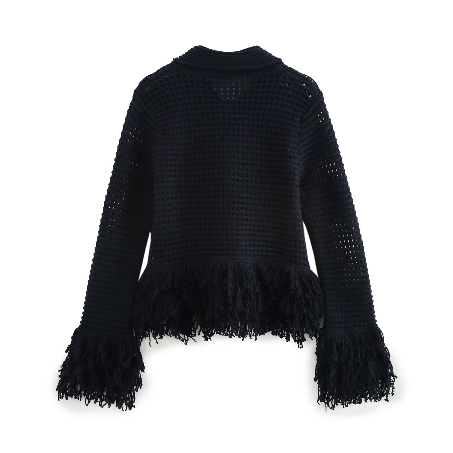 Gayle | Tweedelige Gebreide Set Dames - Jas en Rok met Ruches, Stijlvol en Comfortabel