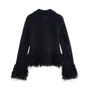 Gayle | Tweedelige Gebreide Set Dames - Jas en Rok met Ruches, Stijlvol en Comfortabel