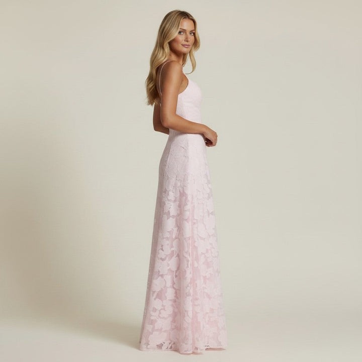 Nataly | Dames maxi jurk met bandjes A-lijn