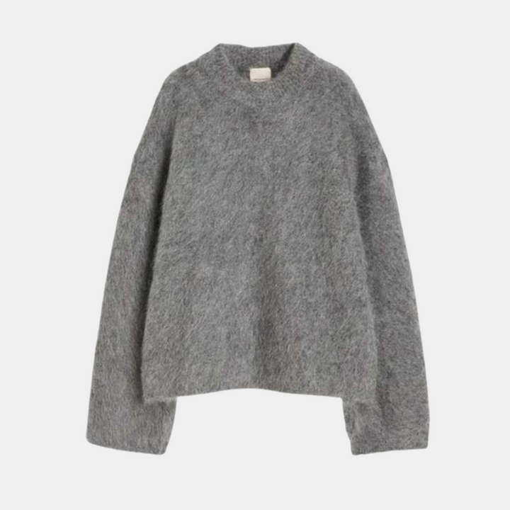 Olive | Dames trui with off-shoulder lange mouwen