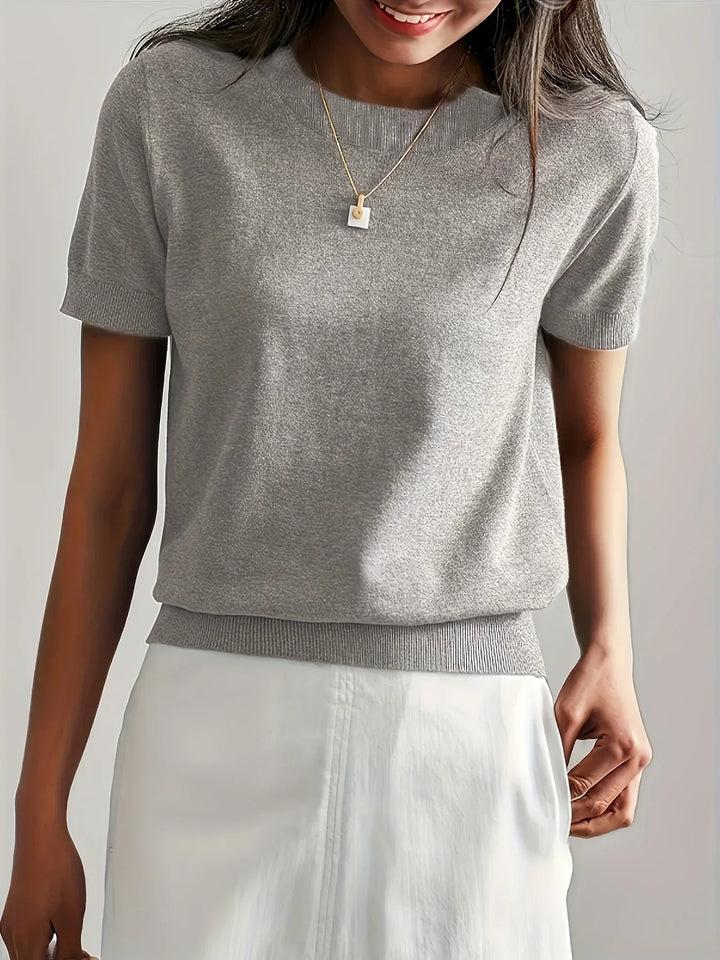 Miranda | Dames T-shirt met korte mouwen ronde hals