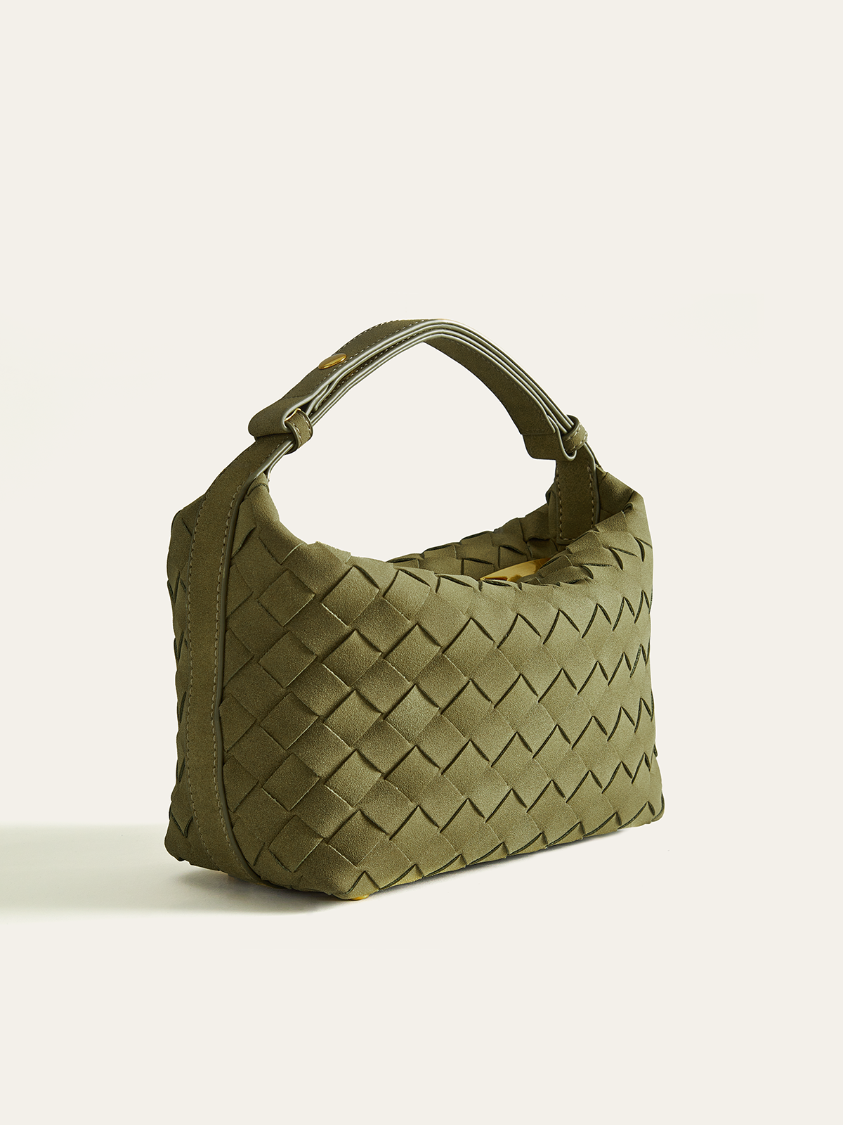 Calie | Stijlvolle Geweven Dames Handtas - PU-leer, Trendy en Praktisch