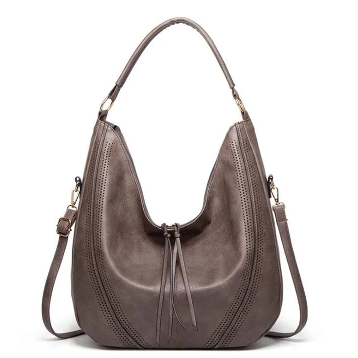 Lola | Dames schoudertas met trekkoord detail