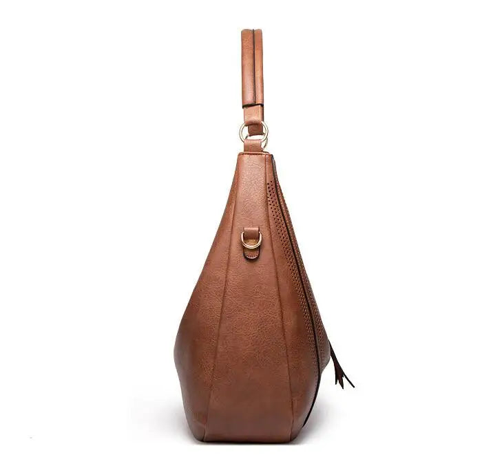 Lola | Dames schoudertas met trekkoord detail