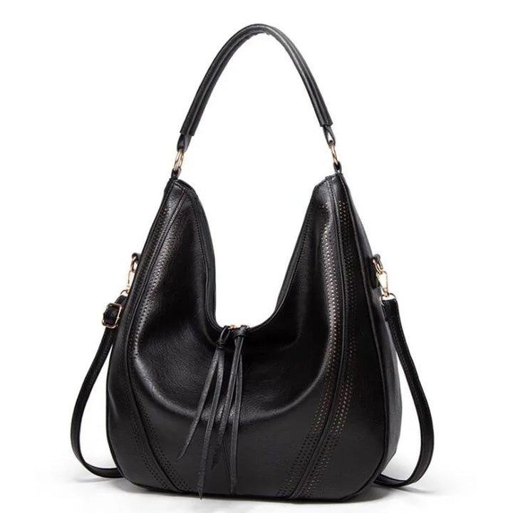Lola | Dames schoudertas met trekkoord detail