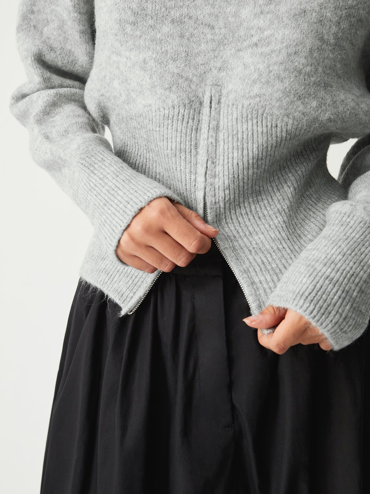 Hali | Trendy Trui Dames met Halve Rits Ontwerp - Regular Fit