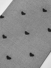 Hearts | Luxe Dames Panty's met Hartpatroon - Elegante, Hoogwaardige Stoffen Mix
