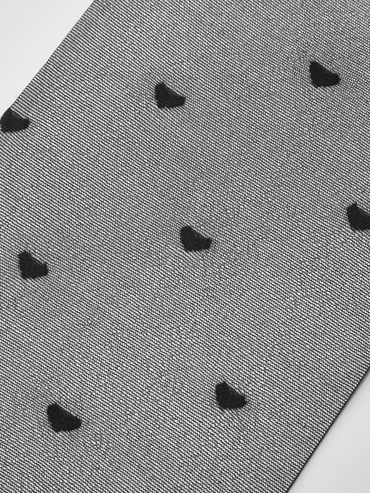 Lainey | Dames Panty's met Hartpatroon en Meshstructuur