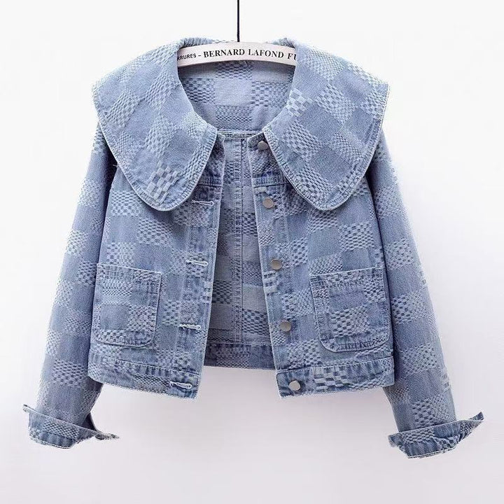 Sofia Denim Crop Jas
