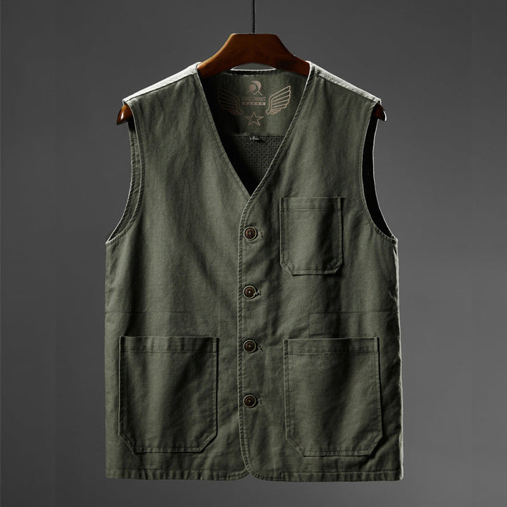 Ridley Multi-Pocket Katoenen Vest