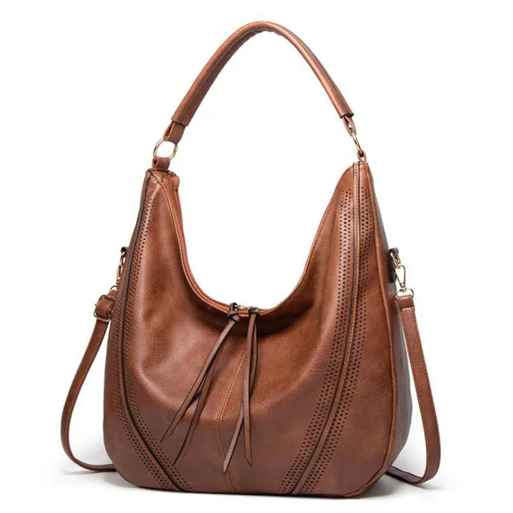 Lola | Dames schoudertas met trekkoord detail