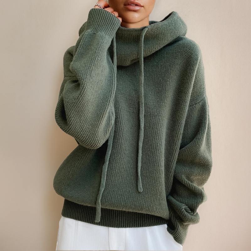 Roxy | Comfy Wollen Hoodie Dames met Capuchon - Oversized en Trendy