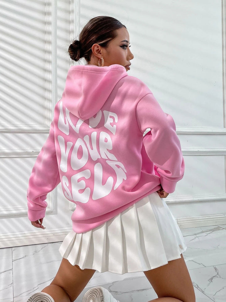 Rory | Dames hoodie met grafische print en capuchon