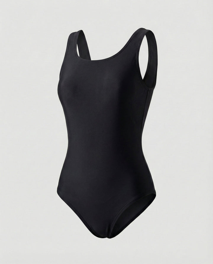 Catherine | Dames badpak met ronde hals en print