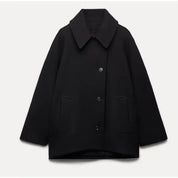 Acy | Oversized Wollen Jas Met Knopen