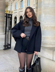 Acy | Oversized Wollen Jas Met Knopen