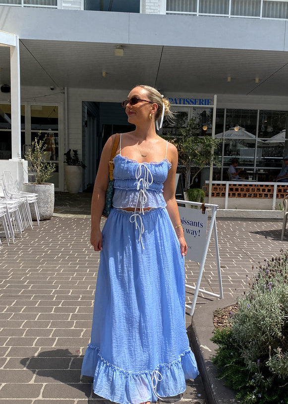 Cianna | Tweedelige Zomerset Dames – Top en Lange Rok