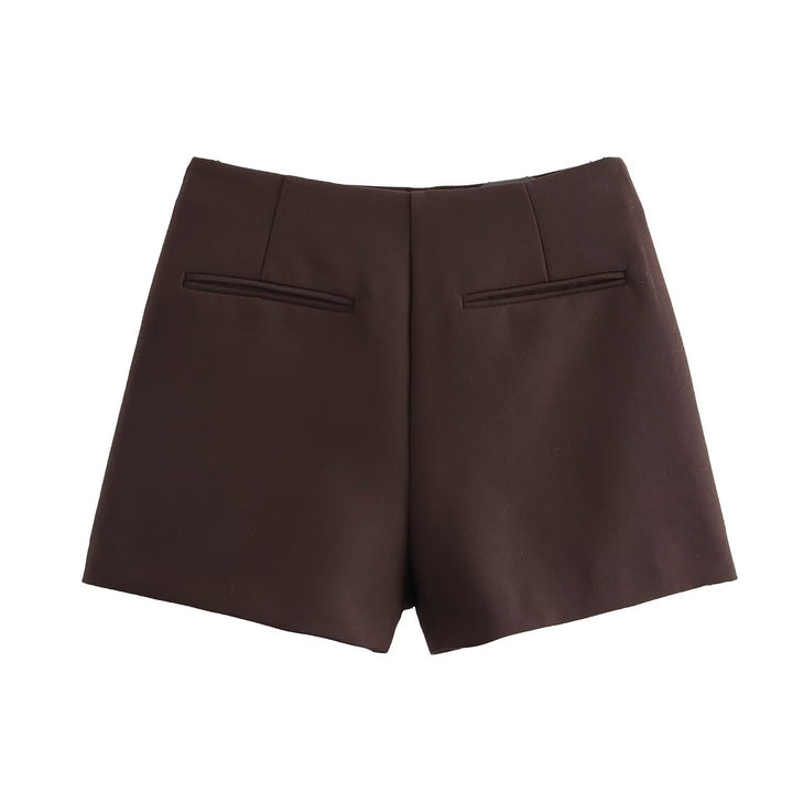 Blair | Dames skort met overslag en elastische taille