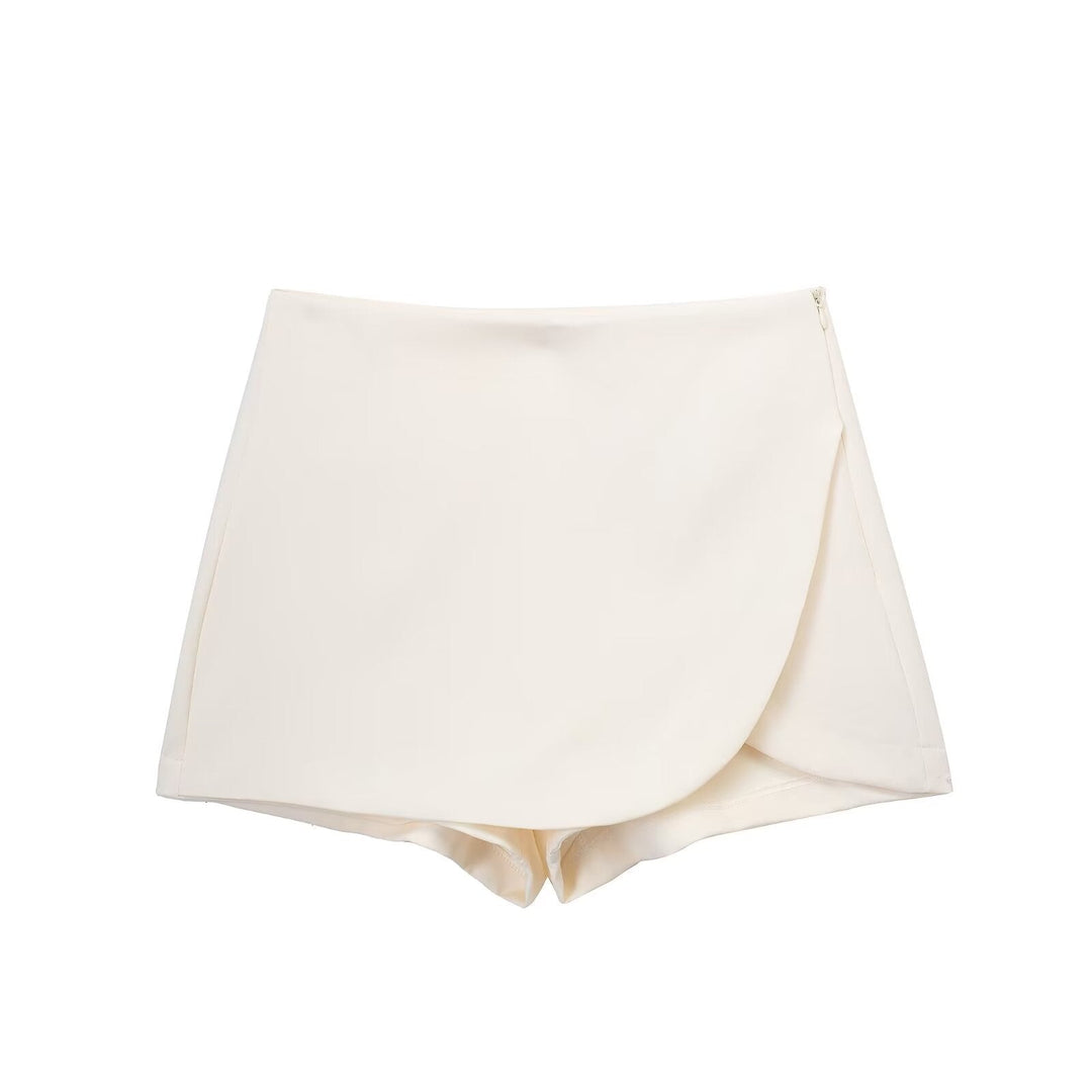 Blair | Dames skort met overslag en elastische taille
