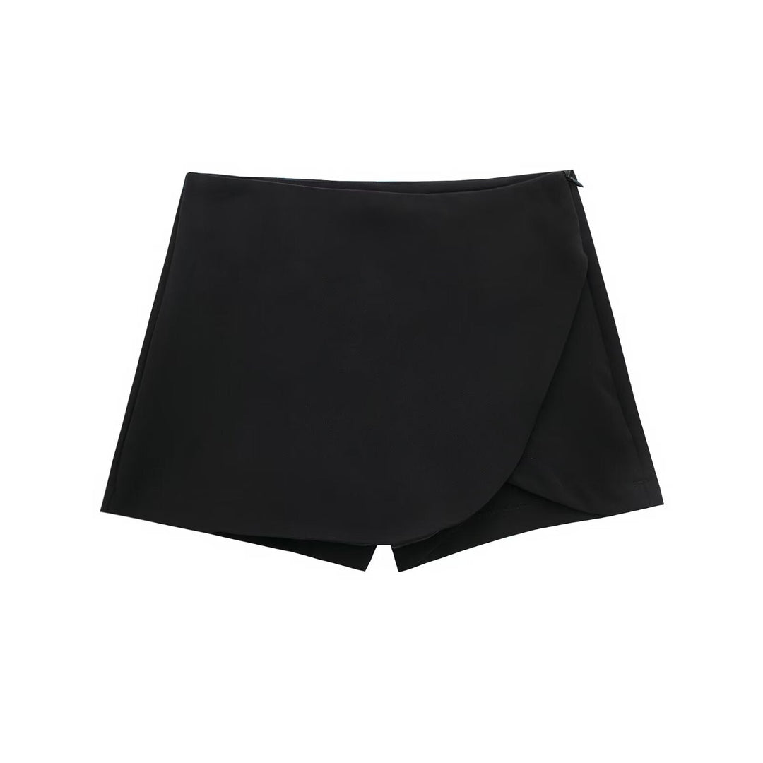 Blair | Dames skort met overslag en elastische taille
