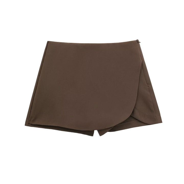 Blair | Dames skort met overslag en elastische taille