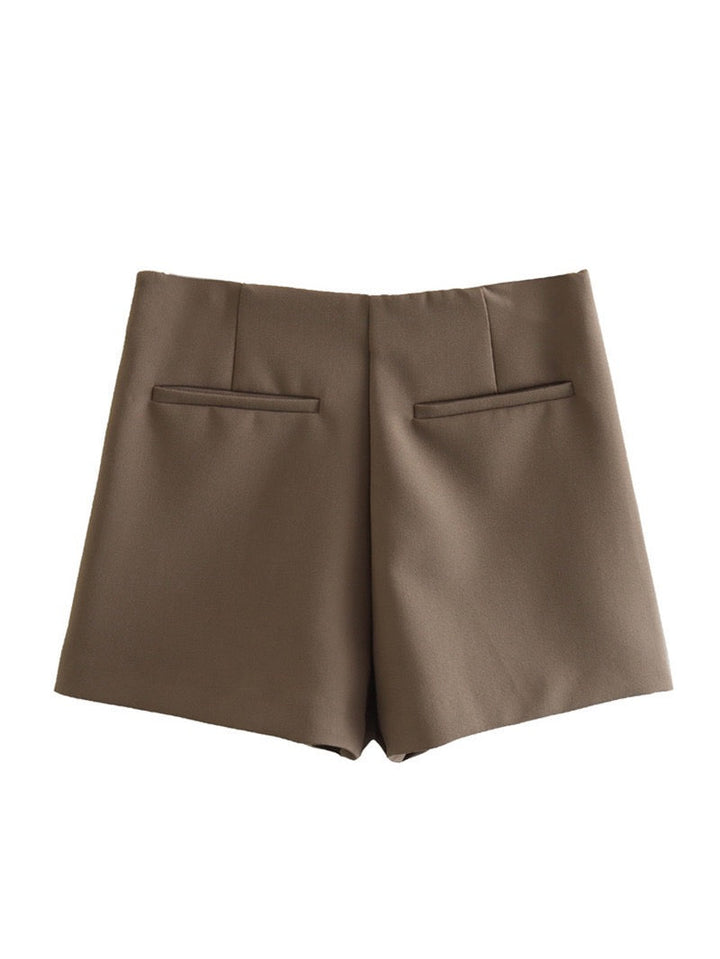 Blair | Dames skort met overslag en elastische taille
