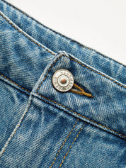 Yara | Hoge Taille Flared Broek Dames - Denim met Wijde Pijpen